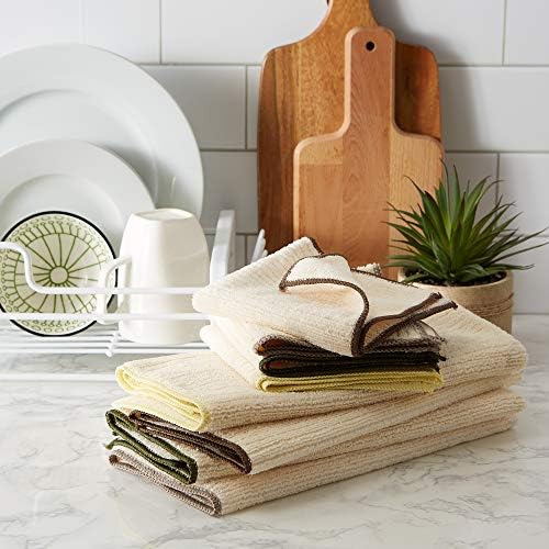 DII Cleaning Collection Soft Highly Absorbent Microfiber, Dishcloth