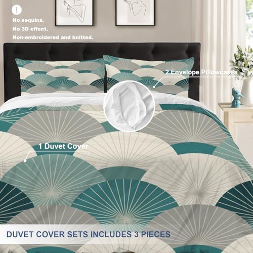 Batmerry Minimalist Art Abstract Queen Size 100% Cotton Duvet Cover