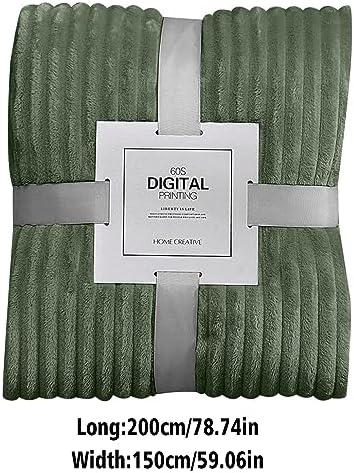 Cozy Super Soft Throw Blankets for Bed, 80x60 Inch Extra Large Solid