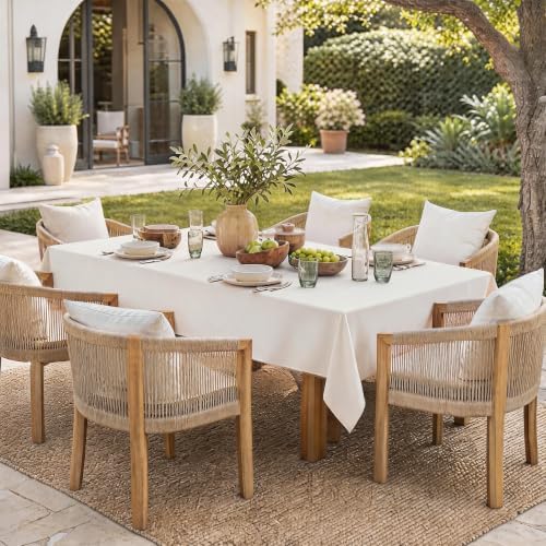 Tablecloth Rectangle 60" x 106", Ivory White