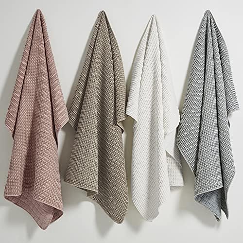 Levtex Home - Mills Waffle - Throw - Cream Cotton Waffle - Throw Size