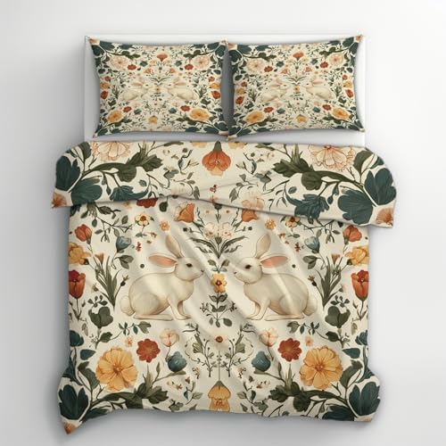 Botanical Duvet Cover King Size 3 Piece