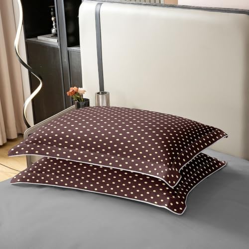 Manfei Geometric Polka Dots Girls Bedding Set Twin Size 100% Cotton