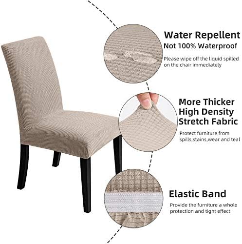 Chair Covers for Dining Room - Stretch Chair Slipcovers for Decorative