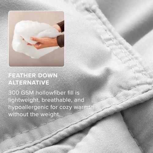 Bare Home Comforter Set - Full Size - Ultra-Soft - Goose Down