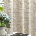 Pitalk Living Room Curtains 63 Inch Length 2 Panels Unique Pattern