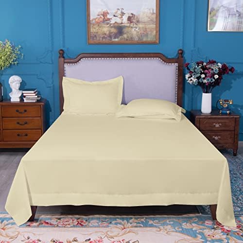 500 Thread Count Orgnic Cotton 1-PC Flat Sheet Only, Ultra Soft