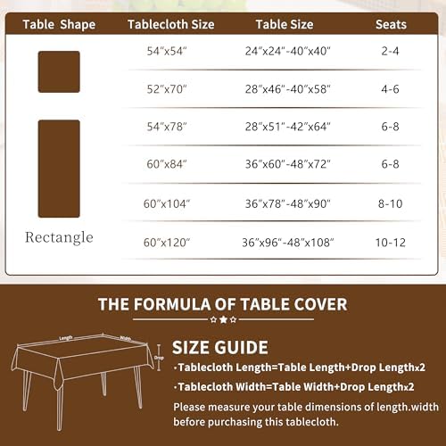 Rectangle Waterproof Tablecloth Linen Textured Table Cloth,Stain and