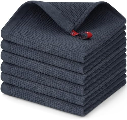 Homaxy Kitchen Towels and Dishcloths Set, 16 x 28 Inches and