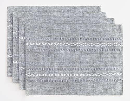 Wracra Homes Value Pack - Rustic Grey Table Runner and Placemat Set