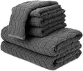 Luxury 100% Cotton Decorative Bath Towel Set, Ultra Soft - Granite
