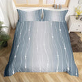 Erosebridal Ombre Grey Duvet Cover Queen Aesthetic Geometric Bedding