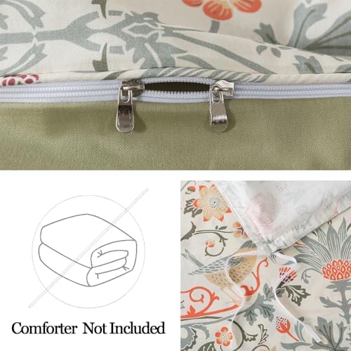 FADFAY King/California King 3 Piece 100% Cotton Duvet Cover Set in