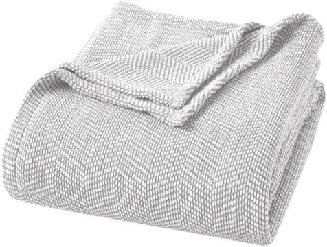 SUPERIOR Chrisney Cotton Blanket, Comfy All Season Bedding, Home Decor