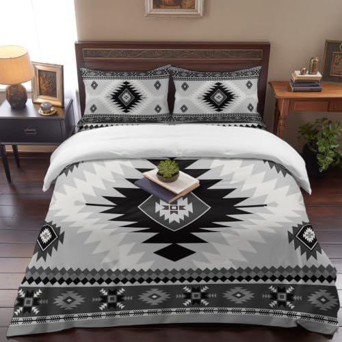 Bohemian Full Duvet Cover Set - 4 Pcs Comforter Cover Bedding Sets