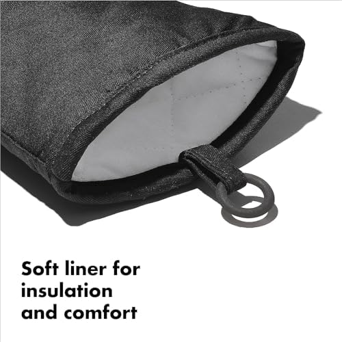 OXO Good Grips Silicone Oven Mitt - Black, Pack of 2