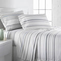 Coastal Striped Sheets Full Size 15 Inch Deep Pocket Soft Microfiber