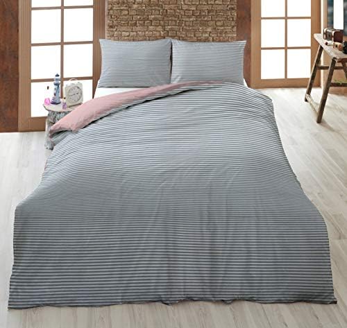 · REDEARTH · Jersey Knit Cotton Duvet Cover Set -with 2 Pillow Shams