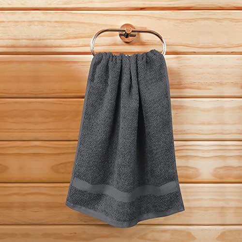 Utopia Towels Salon Towels, Pack of 24, 16x27 in, 100% Cotton, Grey