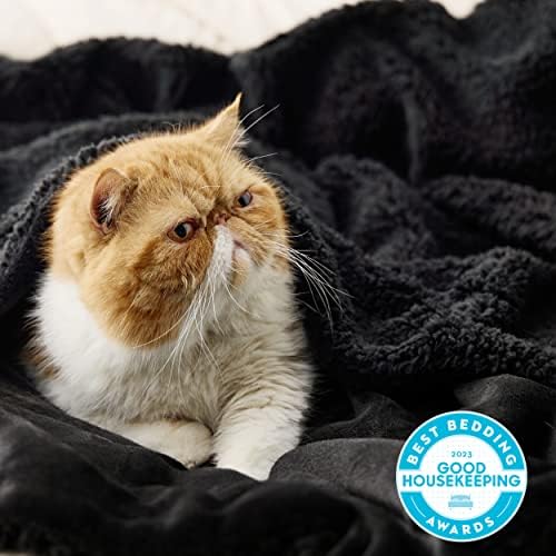 Bedsure GentleSoft Sherpa Fleece Blanket Queen Size for Bed