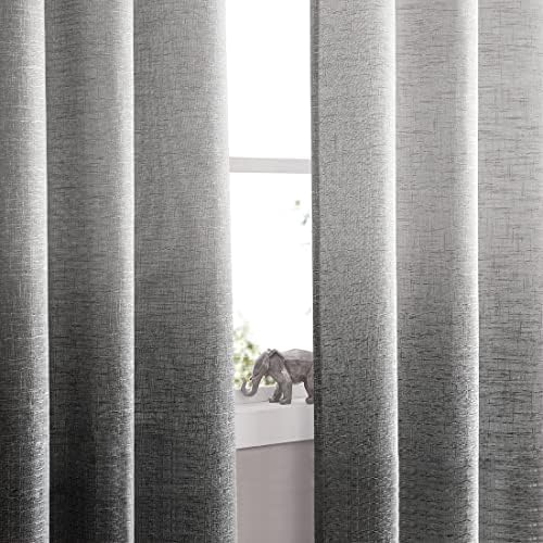 Ombre Pinch Pleated Semi Sheer Curtain, 40"Wx108"Lx2, Cream White to