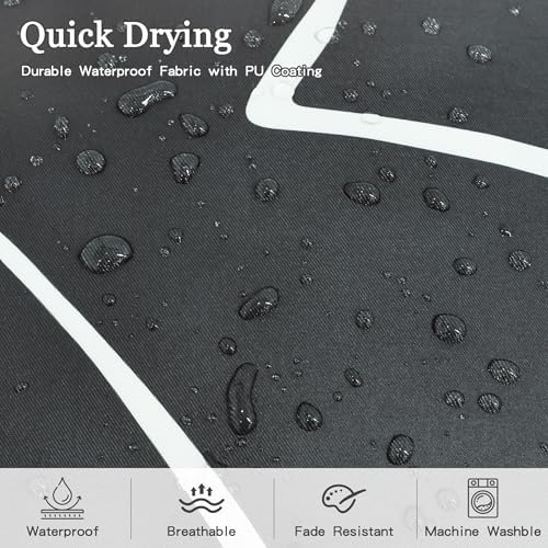 Outdoor Waterproof Throw Pillow Covers 18x18 Inch Set of 2