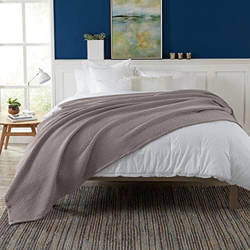 100% Cotton Waffle Weave Bed Blanket | Soft, Breathable, and