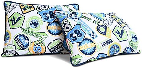 Lush Decor Race Car Kids' 2-Piece Quilt Bed Set, Reversible Bedding