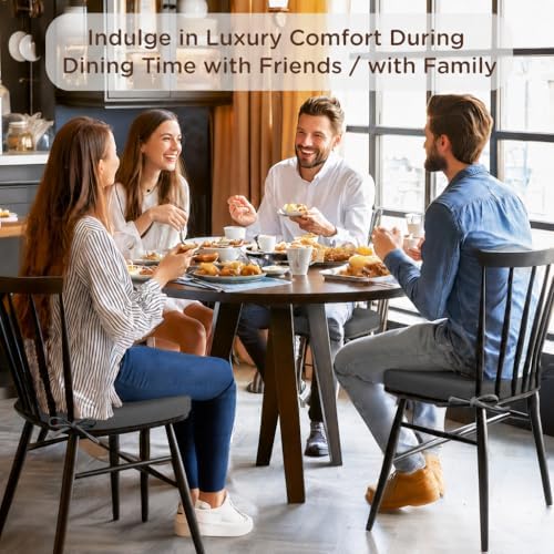 Codi Dining Chair Cushions 2 Pack, Thick Memory Foam Kitchen Seat Pads