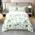 Erosebridal Funky Wildflower Duvet Cover Set Sage Green Butterfly
