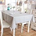Rectangle Checkered Tablecloths for Indoor and Outdoor, Machine