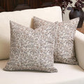 Amor Virisso Floral Throw Pillow Covers 18x18 Set of 2 Vintage Block
