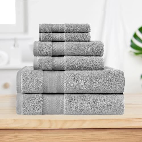 Impressions Aria Turkish Cotton Towels, Towel Set for Bathroom