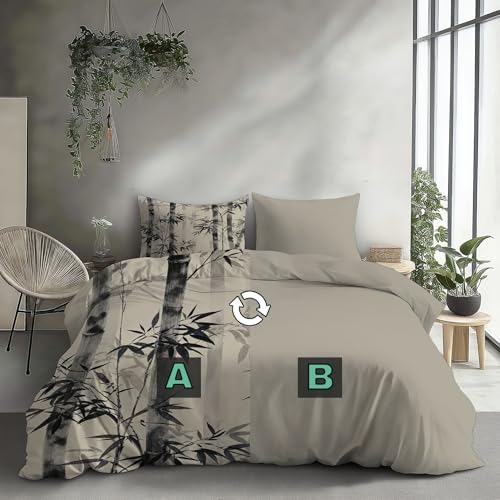 Duvet Cover Queen size with 2 Pillow Shams - 100% Microfiber Abstract