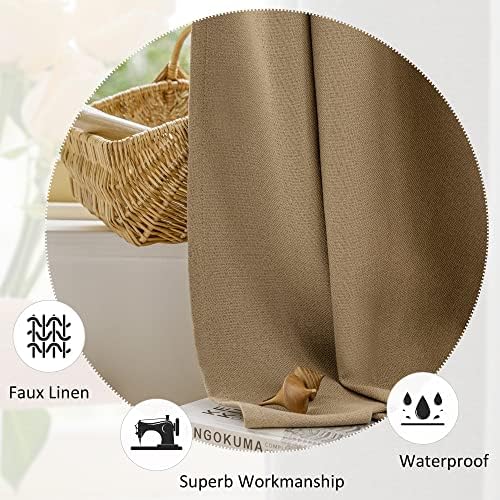 HUTO 100 Percent Blackout Pinch Pleat Curtain for Bedroom, Triple