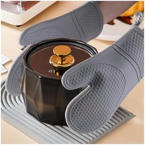 Fit for Silicone Oven Mitts Set - Flexible, and Comfortable Kitchen