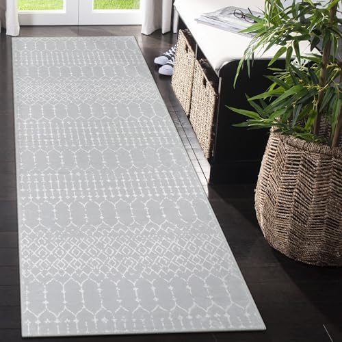 Lahome Moroccan Runners for Hallways 2x6 Washable Non-Slip Carpet