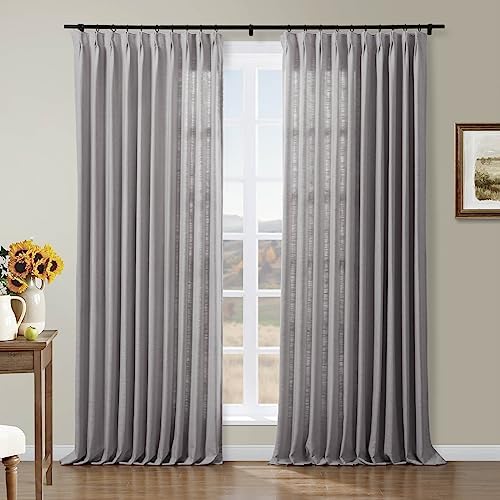 Drapifytex Living Room 100 Inches Wide by 108 Inches Extra Long Pinch