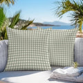 Pack of 2 Waterproof Outdoor Pillow Covers 20x20 Inch Decorative