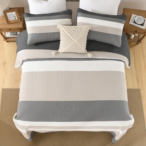 120"x120" Oversized Bedspread - 100% Cotton, California King Extra