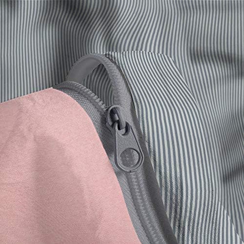 · REDEARTH · Jersey Knit Cotton Duvet Cover Set -with 2 Pillow Shams
