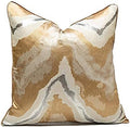 Gold Decorative Throw Pillow Covers,20x20, Modern