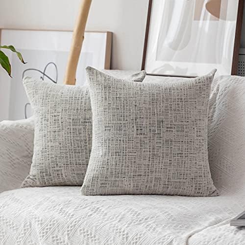 Home Brilliant Decorative Accent Pillow Covers Chenille Throw Pillows