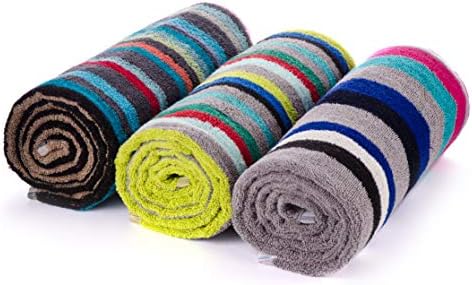 American Linen 3-Pack Cotton Bath Towels, Soft & Absorbent 27" x 54"