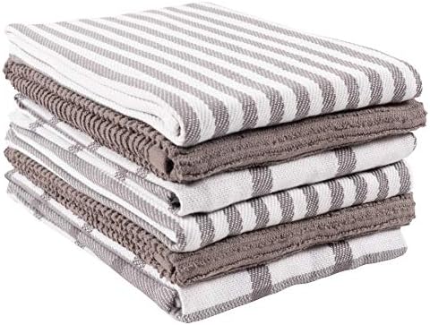 KAF Home Premium Kitchen Towels (18" x 28"), Large 100% Cotton, Flat &