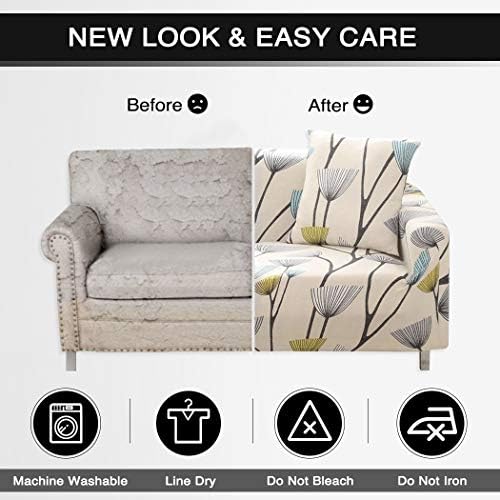 Lamberia Printed Sofa Cover Stretch Couch Cover Sofa Slipcovers for