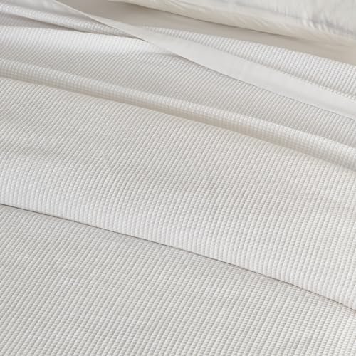 Great Bay Home 100% Cotton Blanket for King Size Bed | Lightweight and