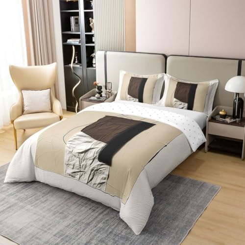 Erosebridal Geometric 100% Cotton Duvet Cover King Abstract Art