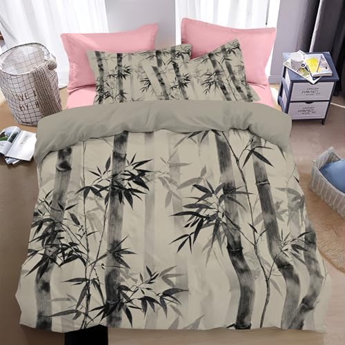 Duvet Cover Queen size with 2 Pillow Shams - 100% Microfiber Abstract