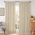 Modern Minimalist Sheer Curtains 108 Inches Long, Farmhouse Simple